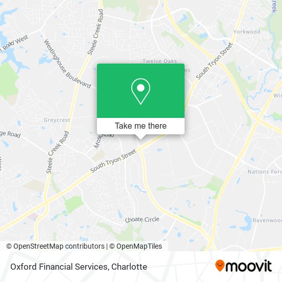 Oxford Financial Services map