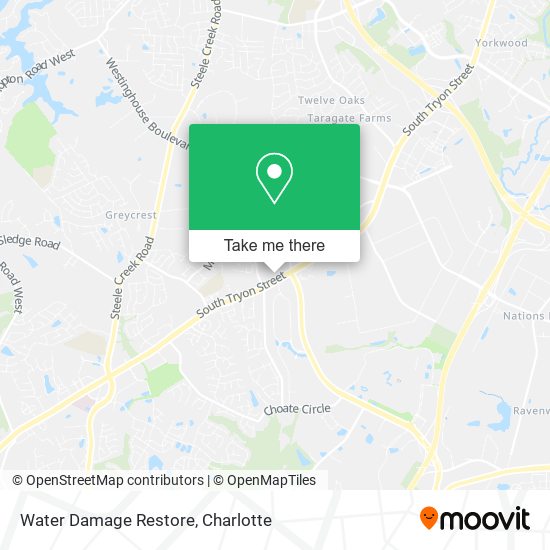 Water Damage Restore map
