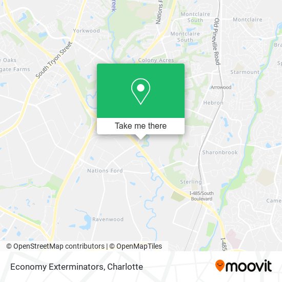 Economy Exterminators map