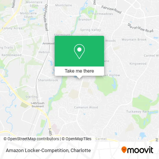 Amazon Locker-Competition map