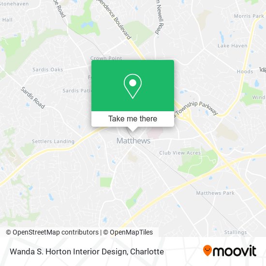 Wanda S. Horton Interior Design map