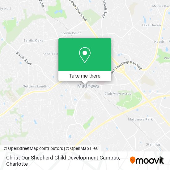 Mapa de Christ Our Shepherd Child Development Campus
