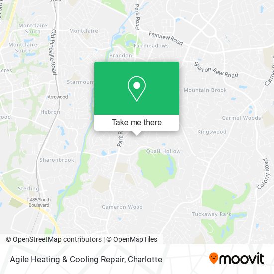 Mapa de Agile Heating & Cooling Repair