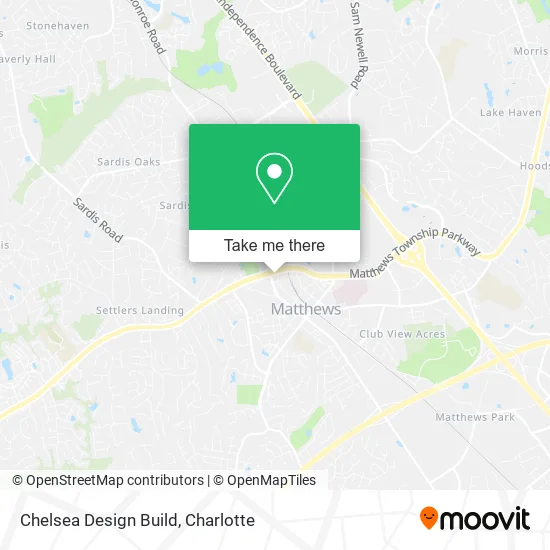Chelsea Design Build map