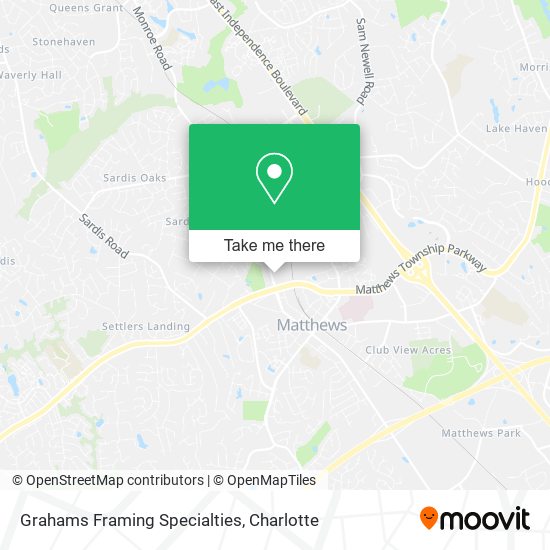 Grahams Framing Specialties map