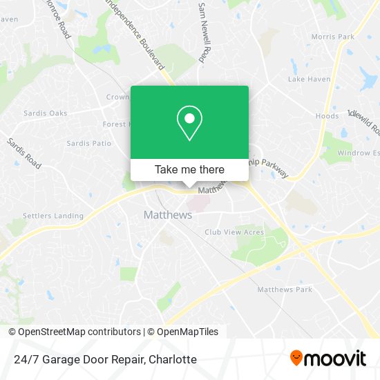 Mapa de 24/7 Garage Door Repair