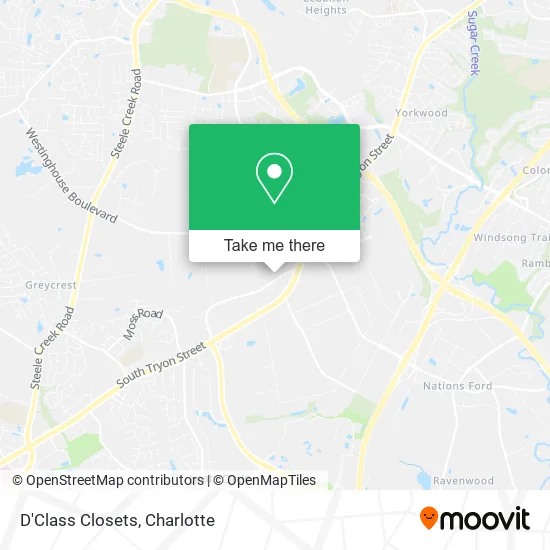 D'Class Closets map