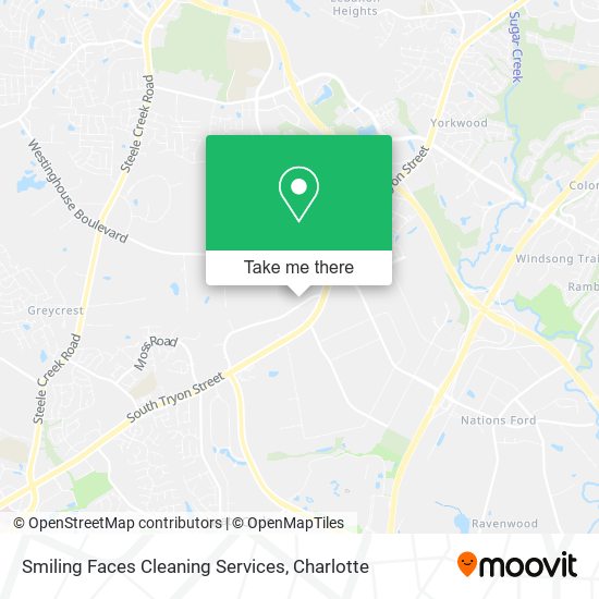 Smiling Faces Cleaning Services map