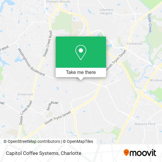 Capitol Coffee Systems map