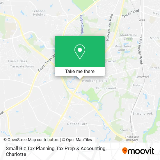 Mapa de Small Biz Tax Planning Tax Prep & Accounting
