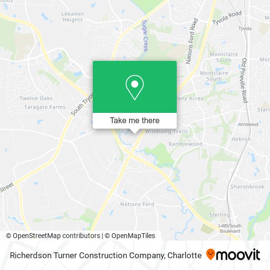 Richerdson Turner Construction Company map