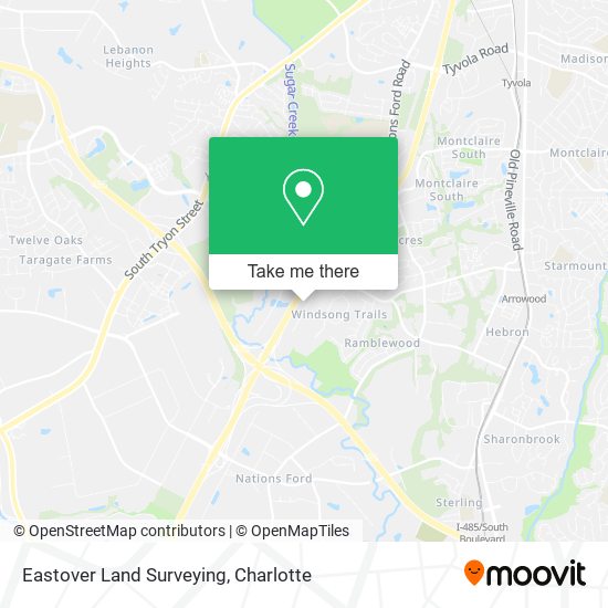 Mapa de Eastover Land Surveying