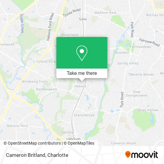Cameron Britland map
