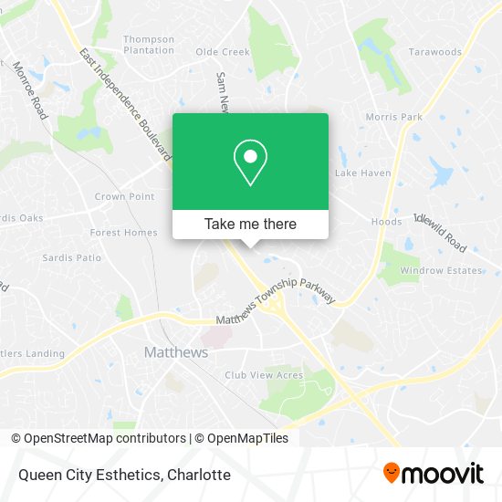 Queen City Esthetics map
