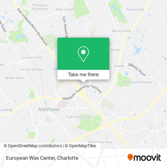 European Wax Center map