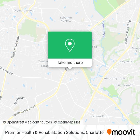 Mapa de Premier Health & Rehabilitation Solutions