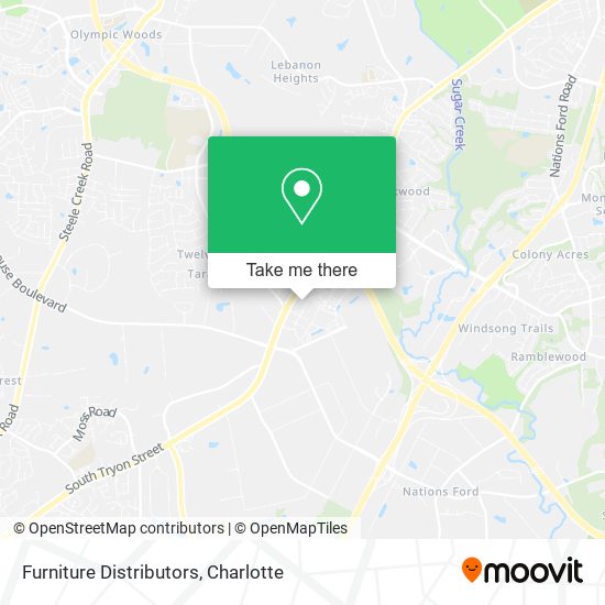 Furniture Distributors map