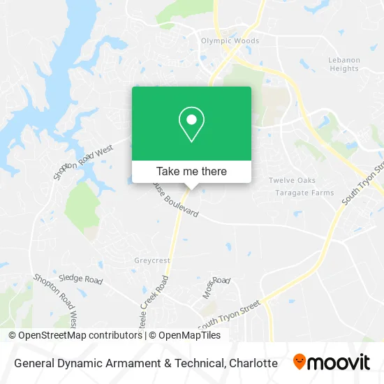 General Dynamic Armament & Technical map