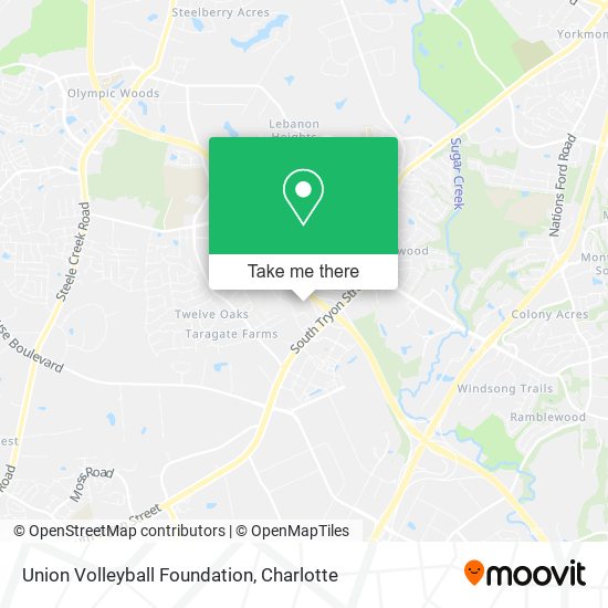 Union Volleyball Foundation map