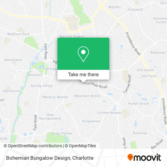 Bohemian Bungalow Design map