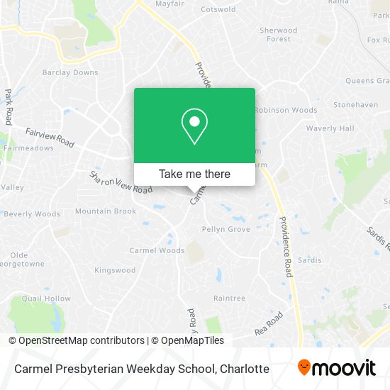 Carmel Presbyterian Weekday School map