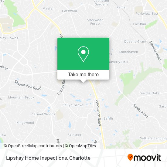 Mapa de Lipshay Home Inspections