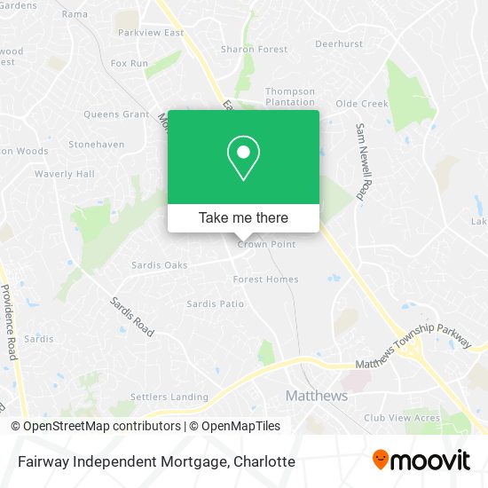 Fairway Independent Mortgage map