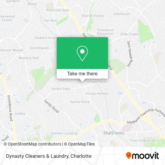 Dynasty Cleaners & Laundry map