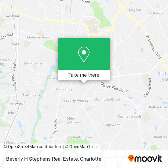 Mapa de Beverly H Stephens Real Estate