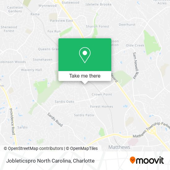 Jobleticspro North Carolina map