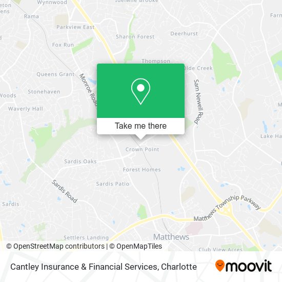 Cantley Insurance & Financial Services map