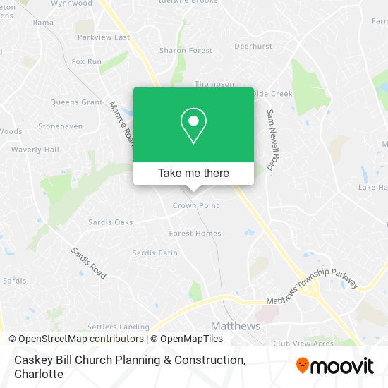Mapa de Caskey Bill Church Planning & Construction