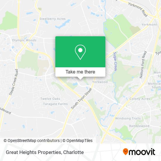Great Heights Properties map