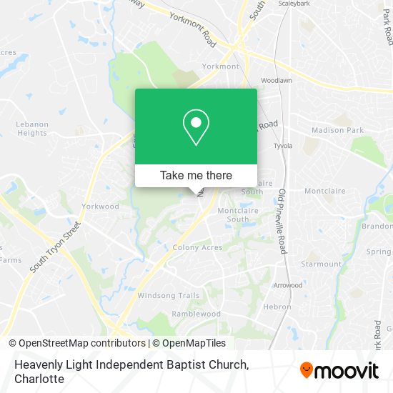Mapa de Heavenly Light Independent Baptist Church