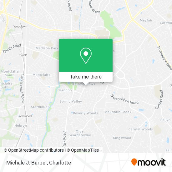 Mapa de Michale J. Barber