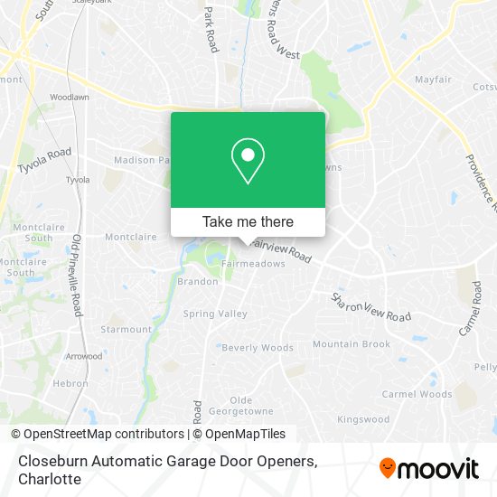 Mapa de Closeburn Automatic Garage Door Openers