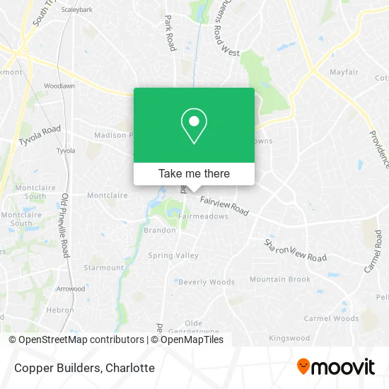 Copper Builders map