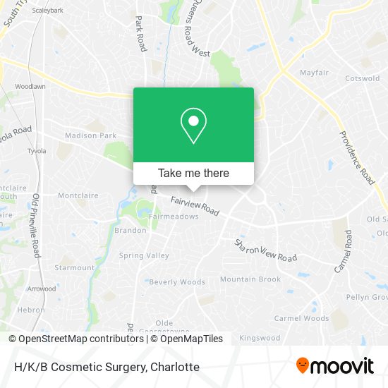 H/K/B Cosmetic Surgery map