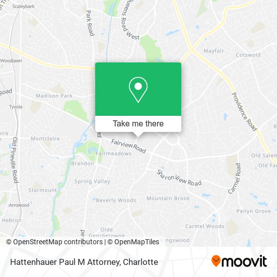 Hattenhauer Paul M Attorney map