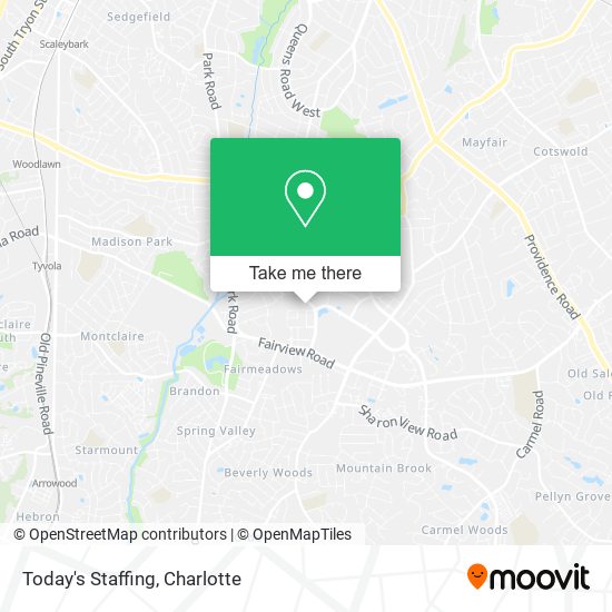 Mapa de Today's Staffing