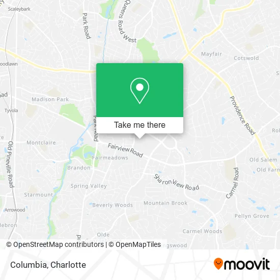 Columbia map