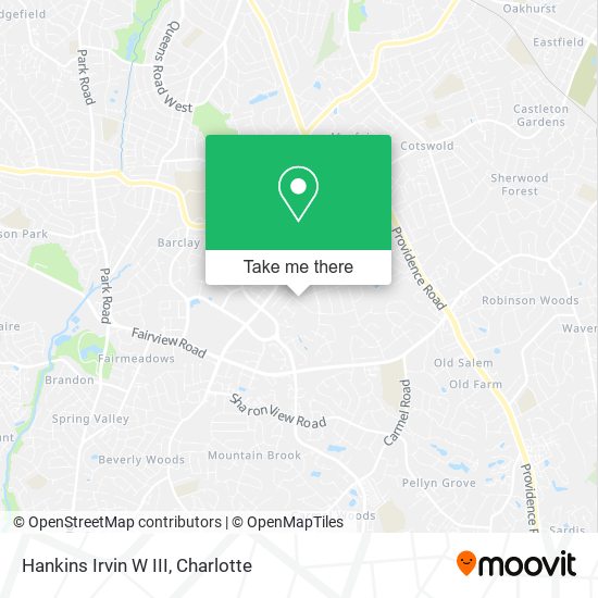 Hankins Irvin W III map