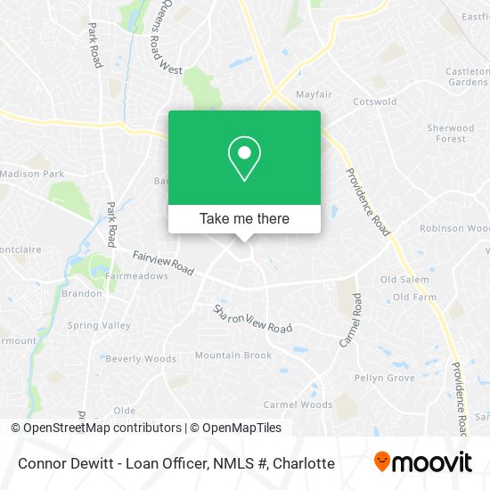 Mapa de Connor Dewitt - Loan Officer, NMLS #