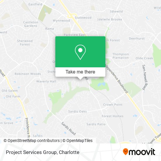 Mapa de Project Services Group