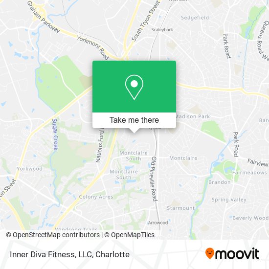 Inner Diva Fitness, LLC map