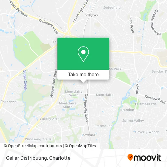 Cellar Distributing map