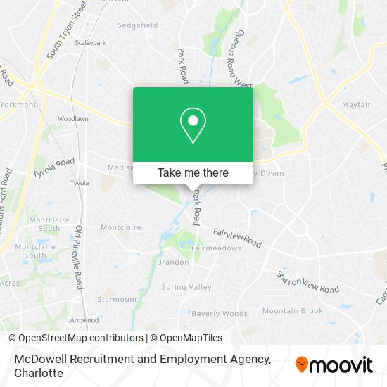 McDowell Recruitment and Employment Agency map