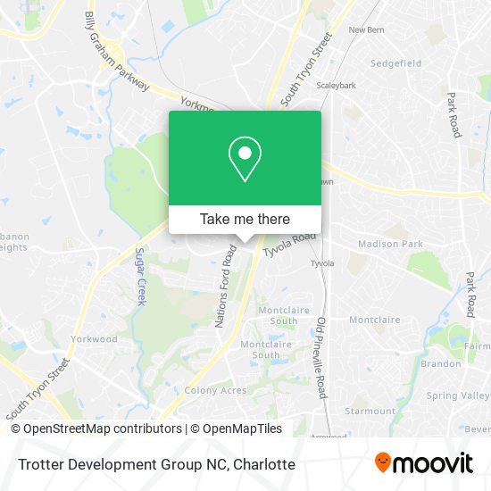 Mapa de Trotter Development Group NC