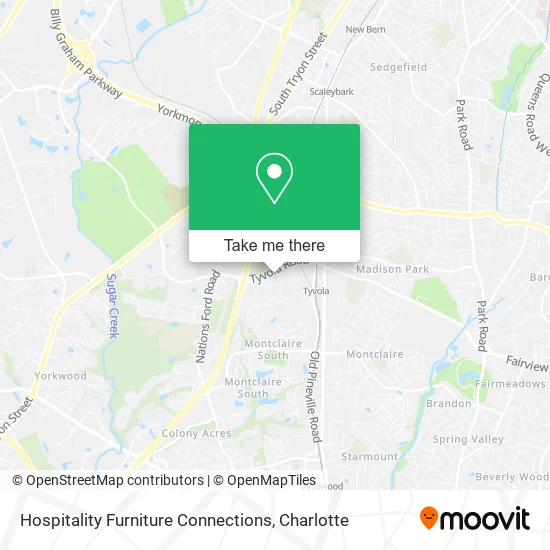 Hospitality Furniture Connections map
