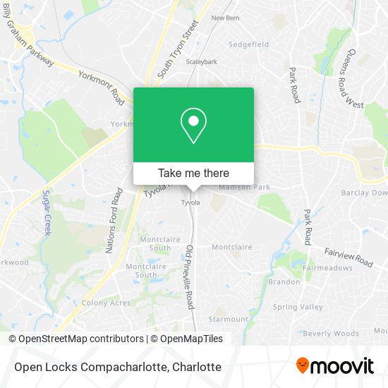 Open Locks Compacharlotte map